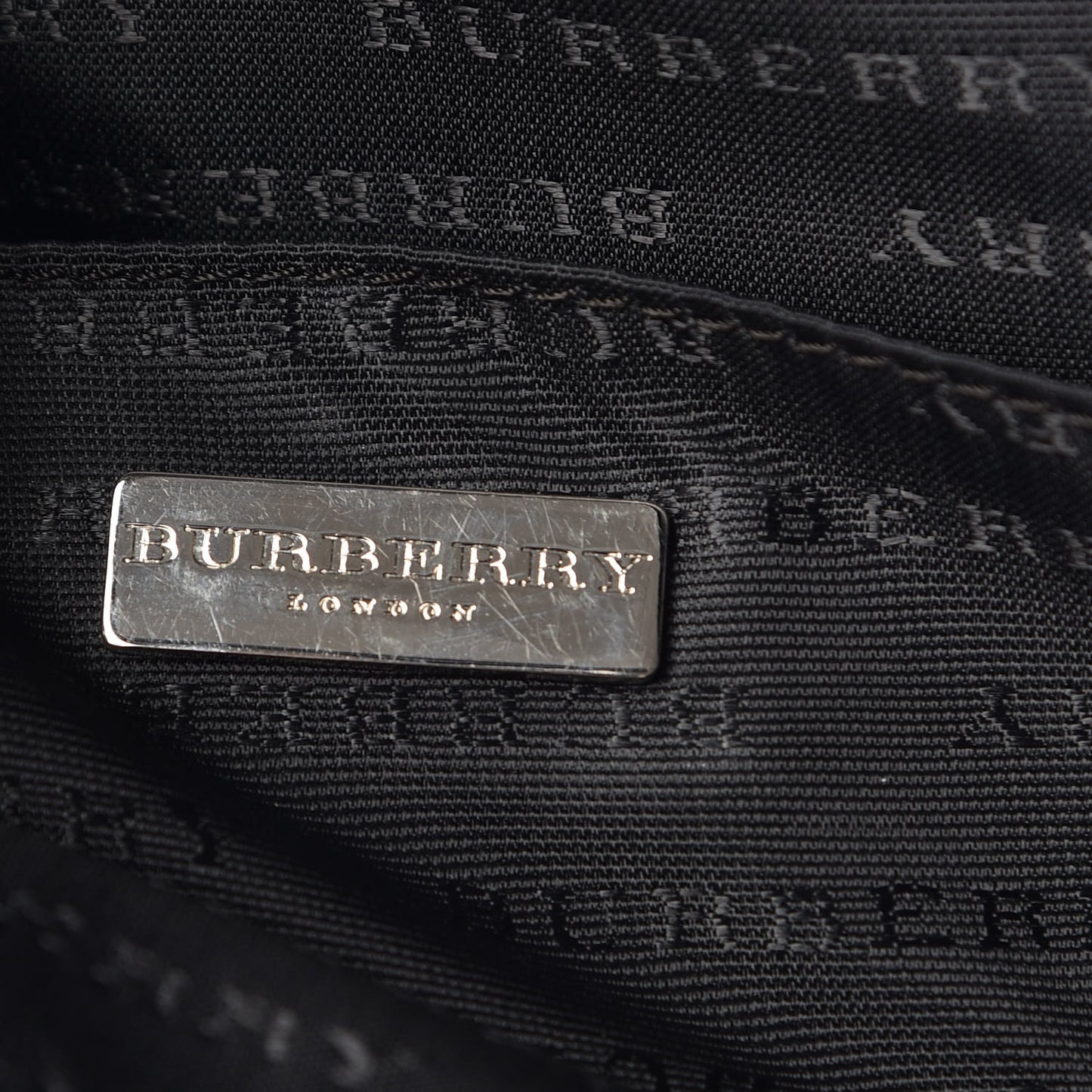 House Check Backpack Black