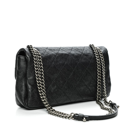 Chanel Caviar Quilted Medium Simply CC Flap Black 3 of 7