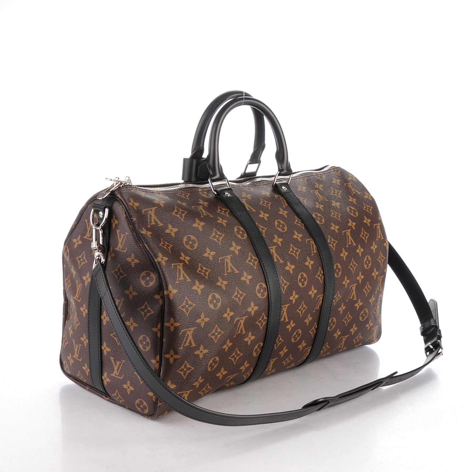 Louis Vuitton Monogram Macassar Keepall Bandouliere 45 3 of 7