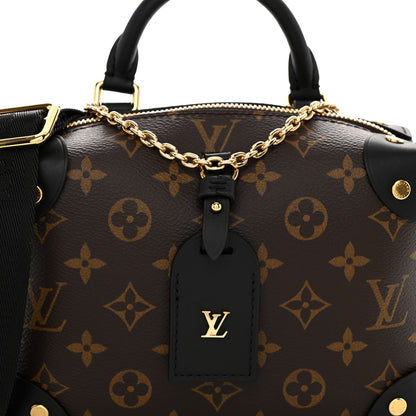 Louis Vuitton Monogram Petite Malle Souple Black 7 of 9
