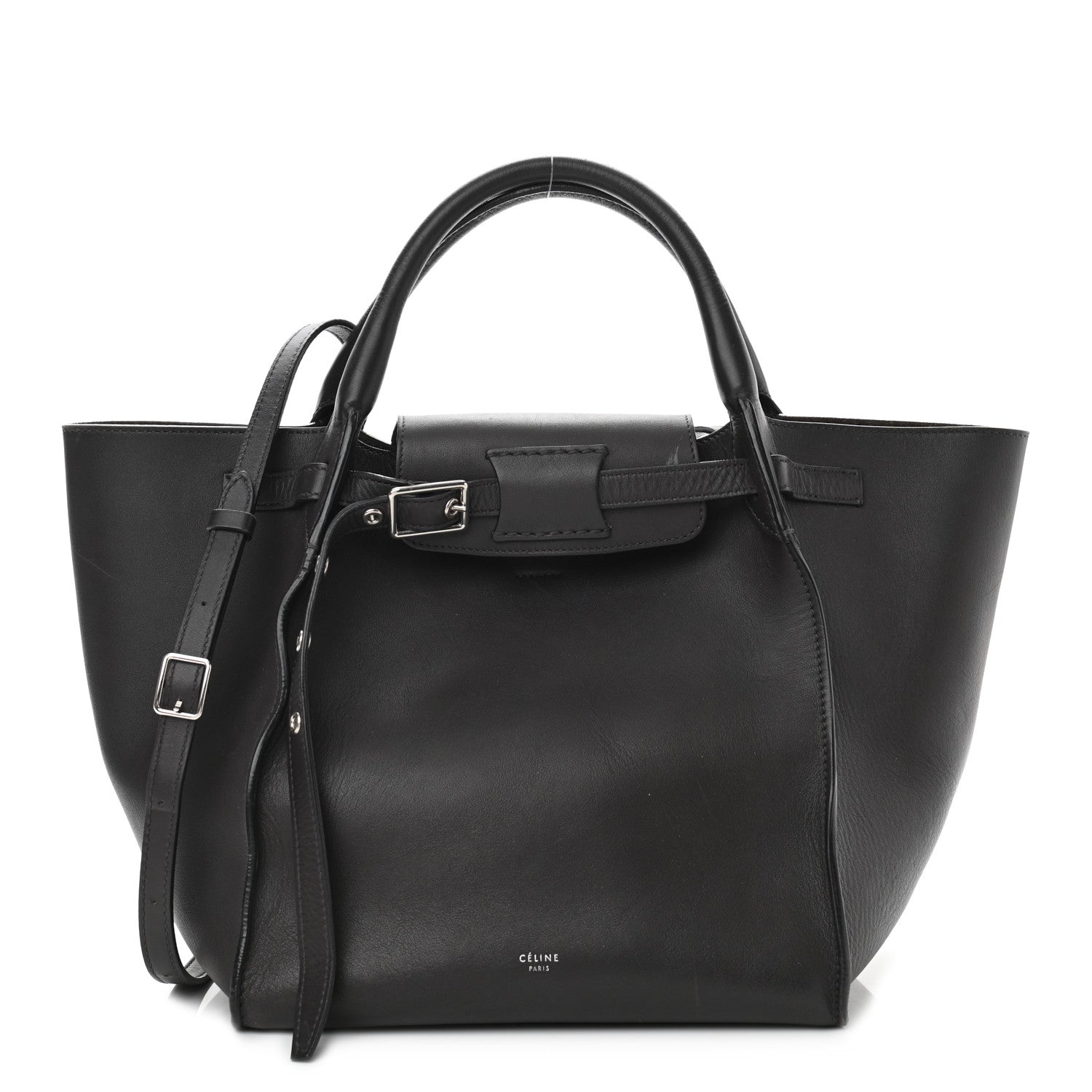 Celine Smooth Calfskin Small Big Bag Liquorice 1 of 12