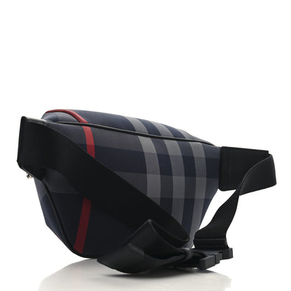 Burberry House Check Sonny Bum Bag Navy Grey 3 of 9