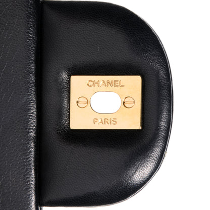 Chanel Lambskin Quilted Maxi Double Flap Black 9 of 9