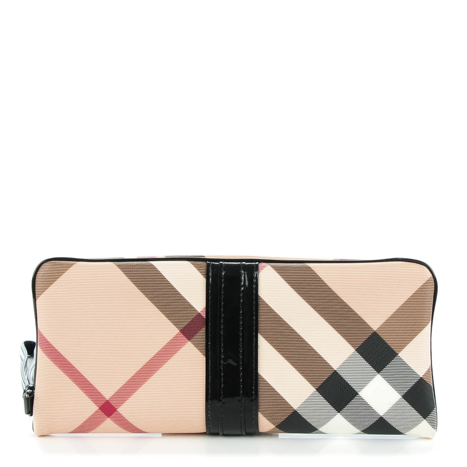 Burberry Nova Check Westmark Foldover Clutch Black 1 of 7