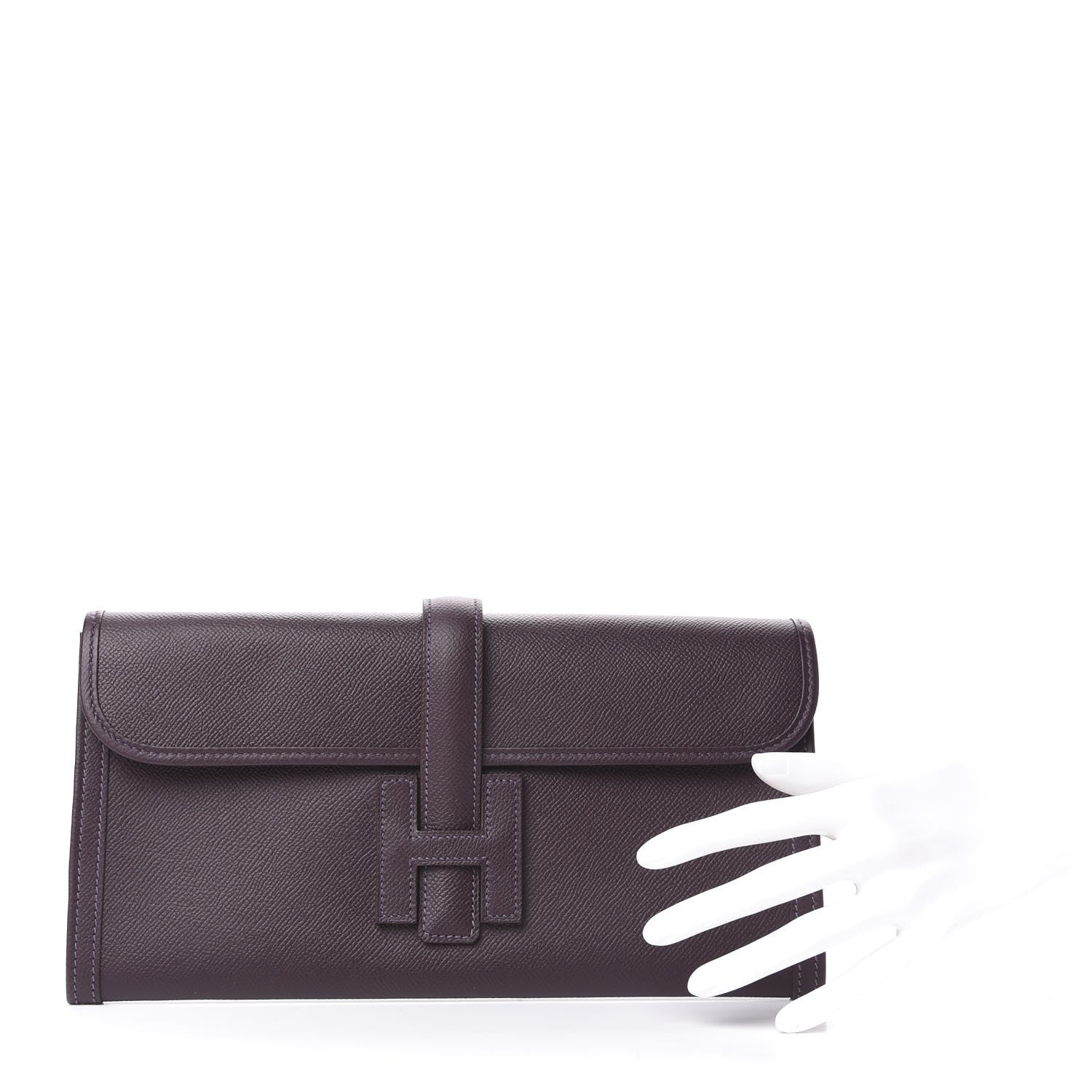 Hermes Epsom Jige Elan 29 Clutch Raisin 2 of 9