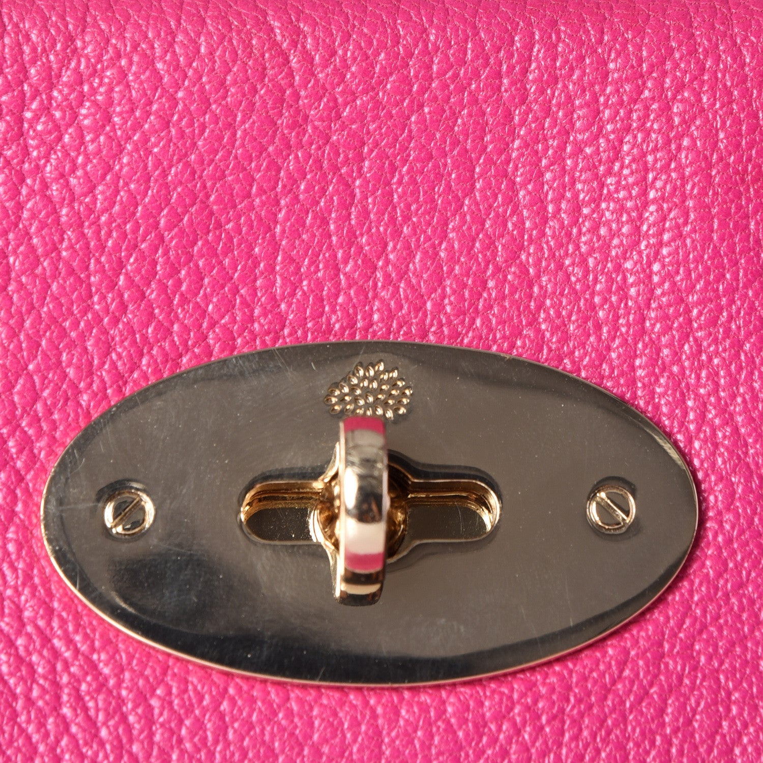 Mulberry Classic Grain Calfskin Darley Cosmetic Pouch Pink 9 of 9