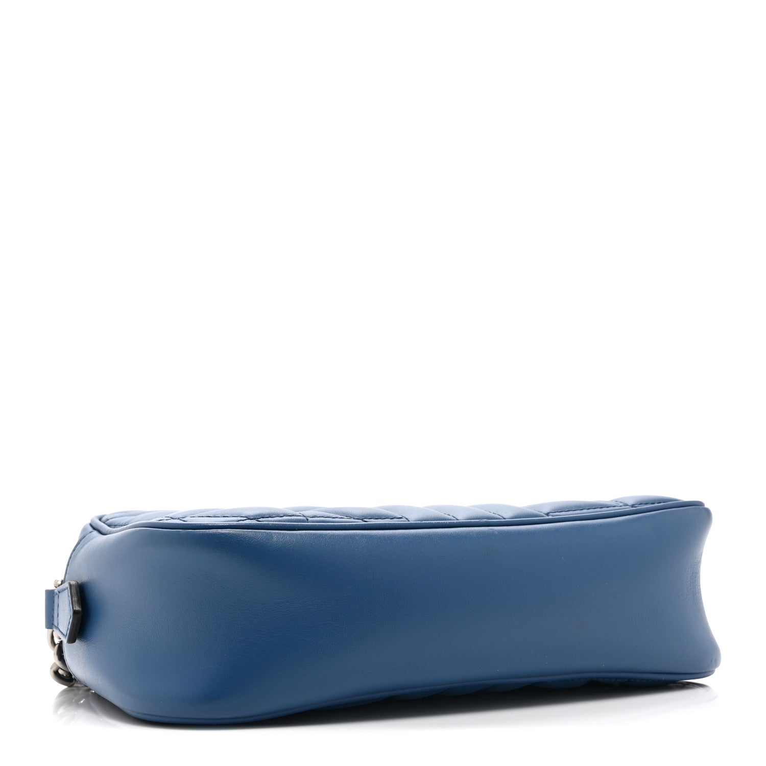 Gucci Calfskin Matelasse Aria Small GG Marmont Chain Shoulder Bag Clear Blue 4 of 10