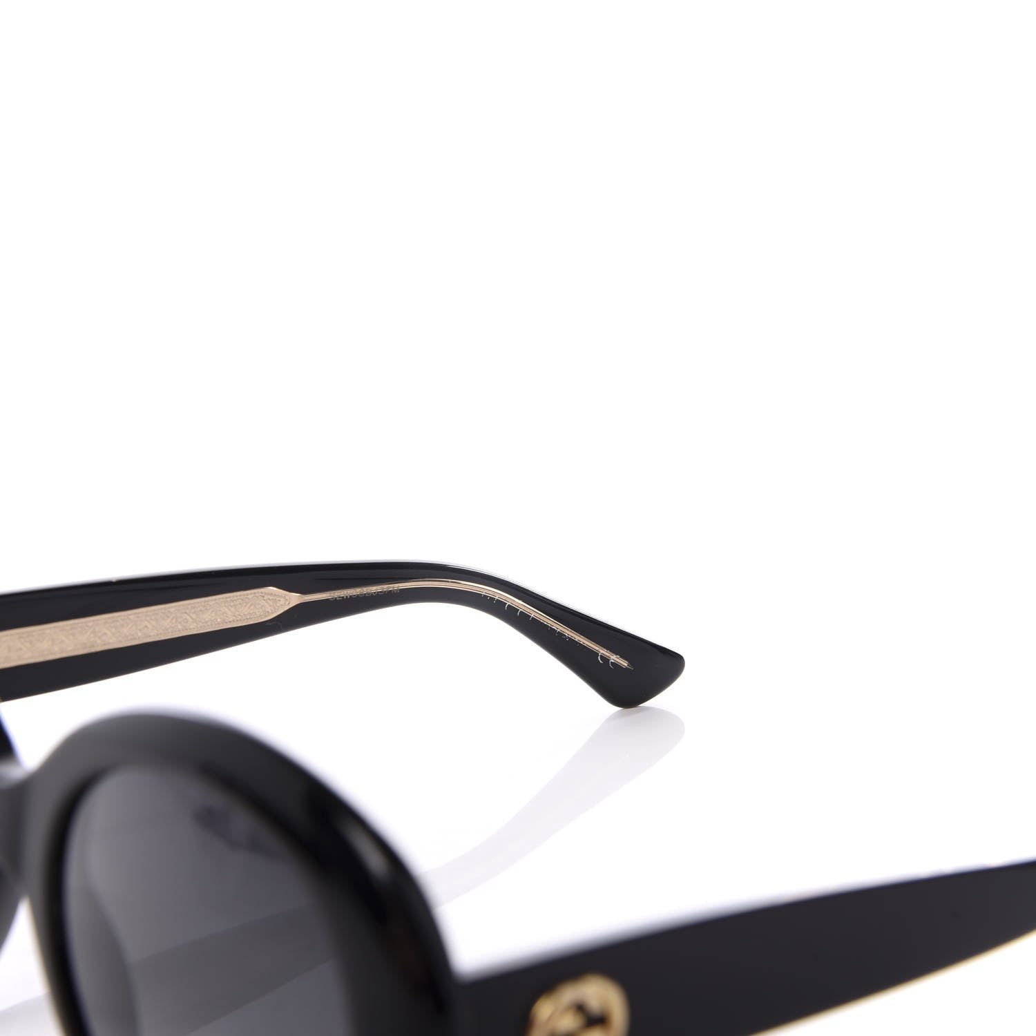 Gucci Round Sunglasses GG0140SA Black 5 of 8