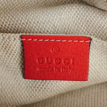Gucci Pebbled Calfskin Small Soho Disco Bag Tabasco Red 6 of 7