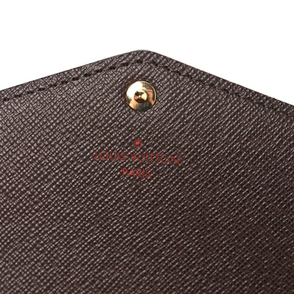 Louis Vuitton Damier Ebene Sarah Wallet NM 6 of 7