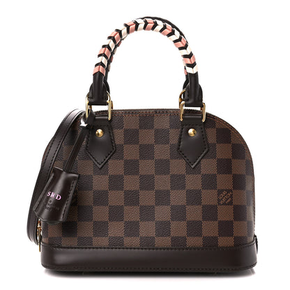Louis Vuitton Damier Ebene Braided Alma BB 1 of 13