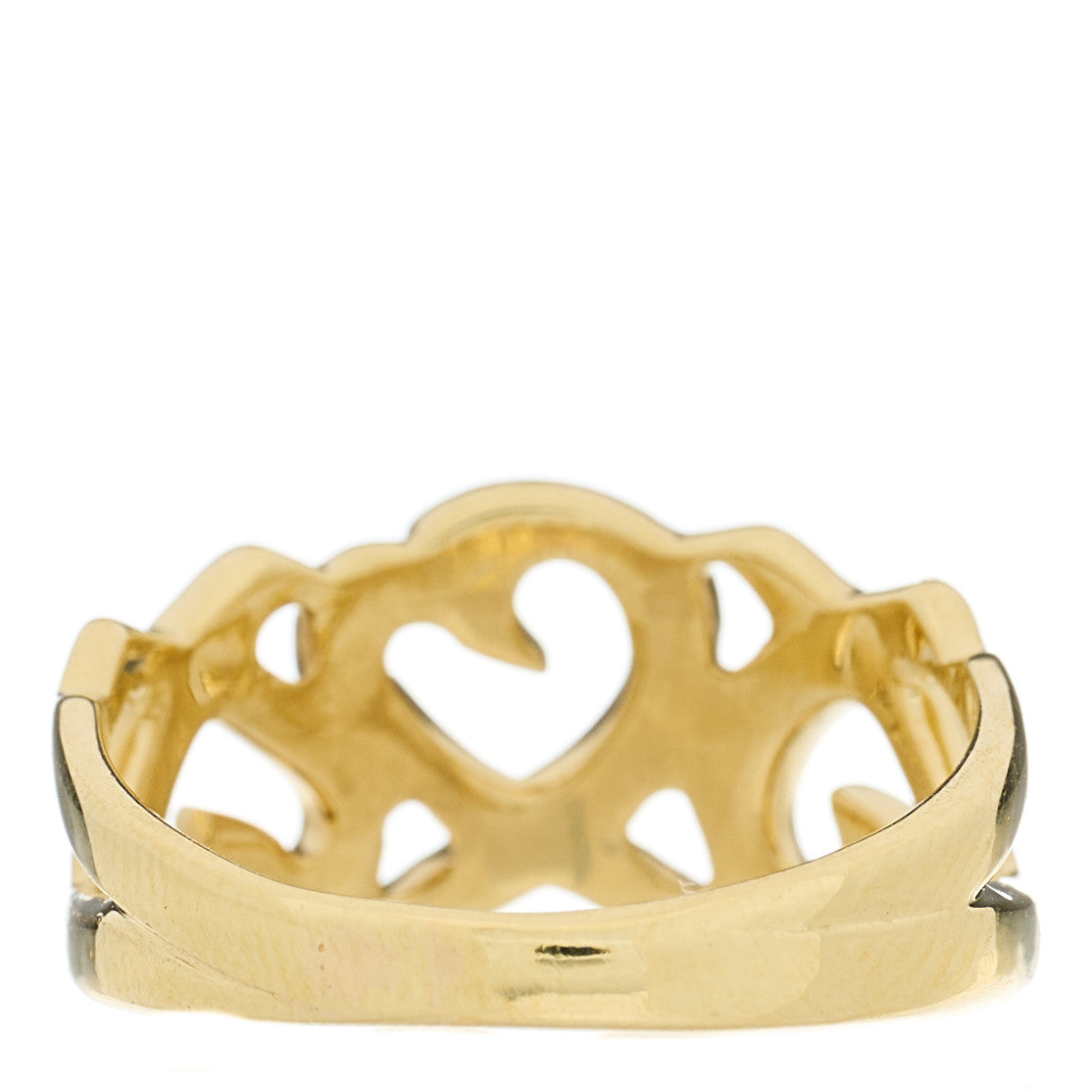 18K Yellow Gold Paloma Picasso Loving Heart Ring 49 5