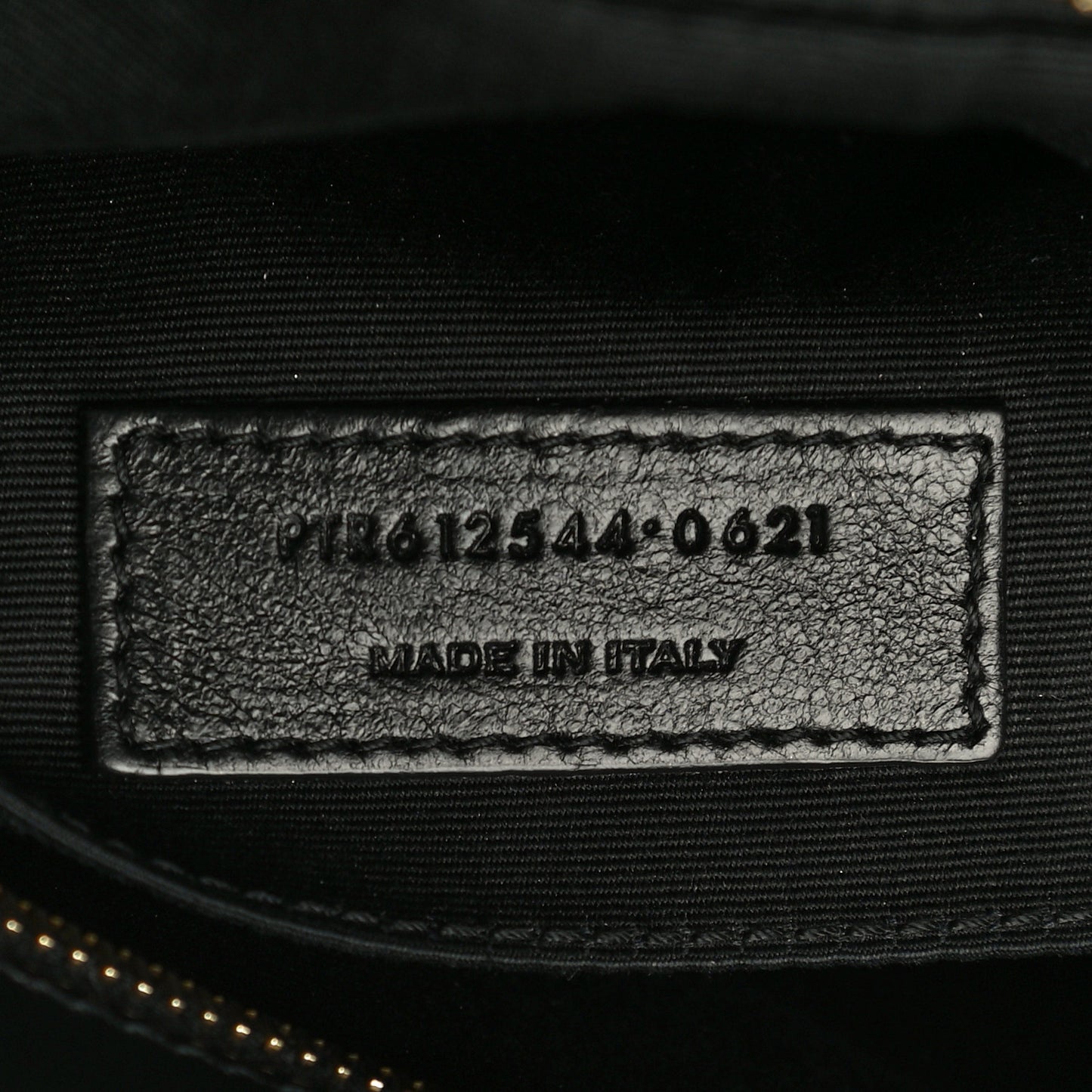 Suede Calfskin Monogram Lou Camera Bag Black