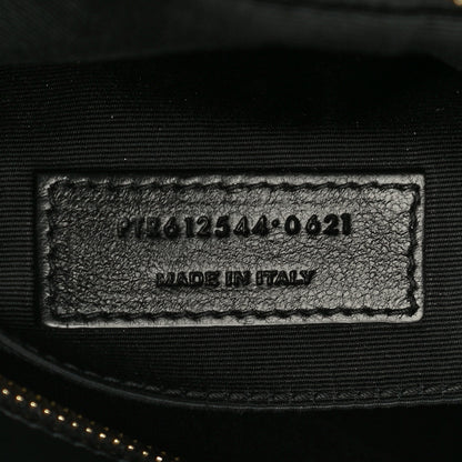 Saint Laurent Suede Calfskin Monogram Lou Camera Bag Black 7 of 14