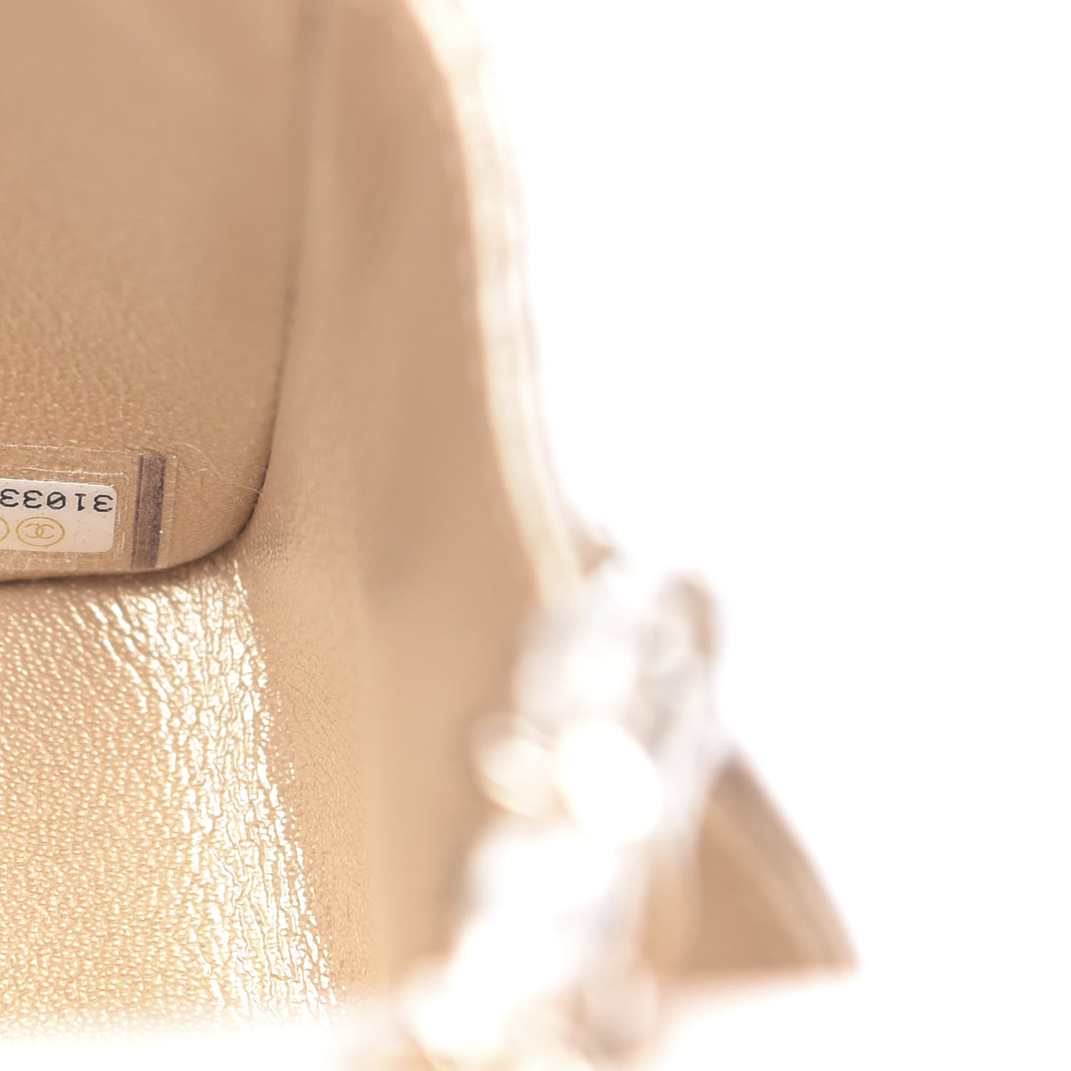 Chanel Metallic Lambskin Quilted Mini Rectangular Flap Gold 7 of 11