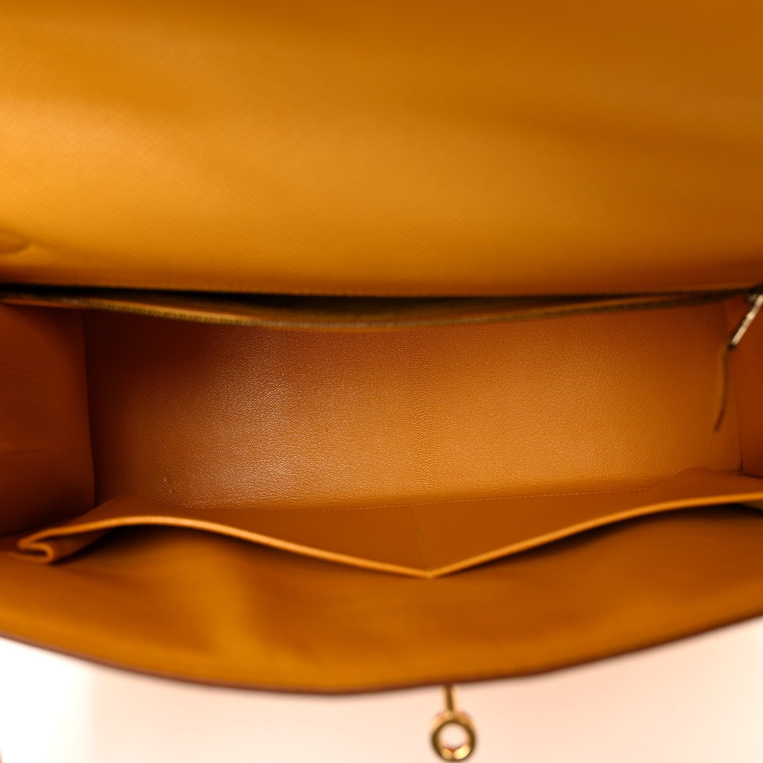 Hermes Courchevel Kelly Sellier 32 Jaune 5 of 12