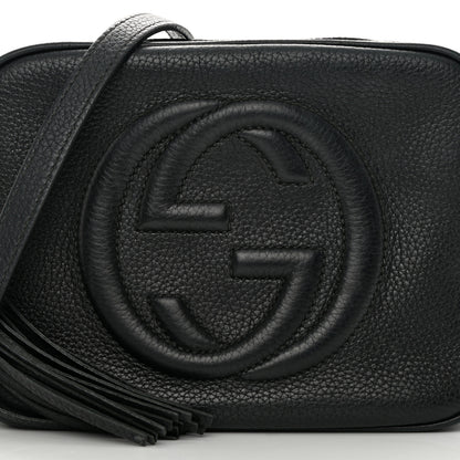 Gucci Pebbled Calfskin Small Soho Disco Bag Black 8 of 18