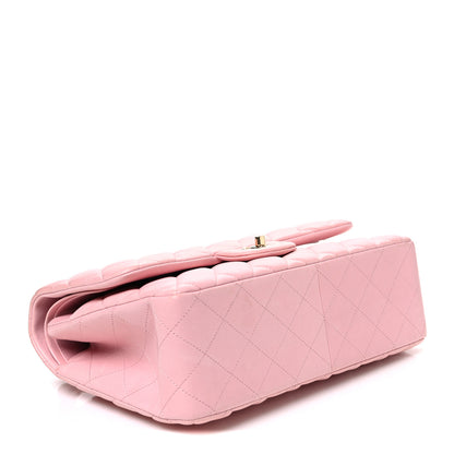 Chanel Lambskin Quilted Jumbo Double Flap Light Pink 4 of 10