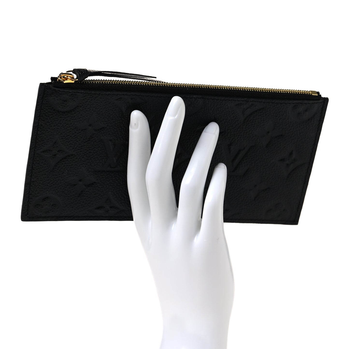 Empreinte Felicie Chain Wallet Zippered Insert Black