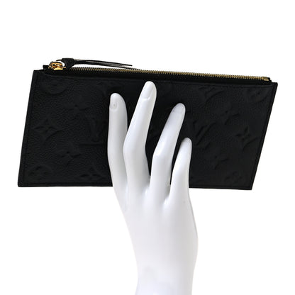 Louis Vuitton Empreinte Felicie Chain Wallet Zippered Insert Black 2 of 8