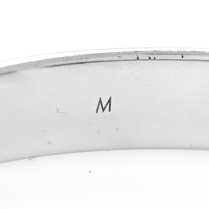 Louis Vuitton Brass Palladium Plated Nanogram Cuff M Silver 7 of 7