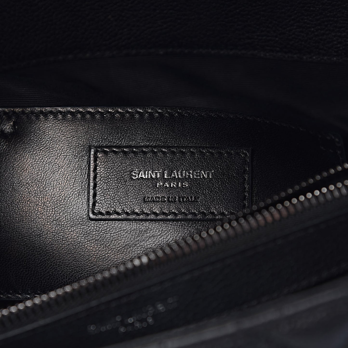 Calfskin Mixed Matelasse Triquilt Large Monogram Envelope Satchel Black White