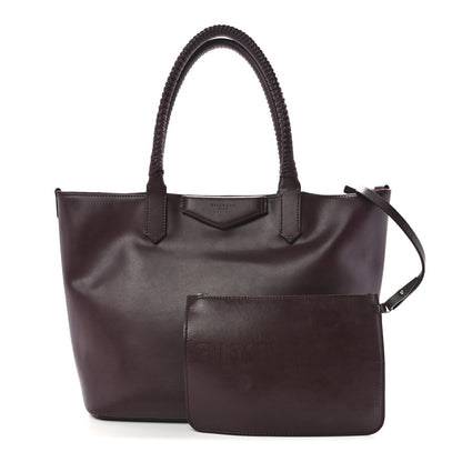 Givenchy Calfskin Large Whipstitch Antigona Tote Oxblood 1 of 15