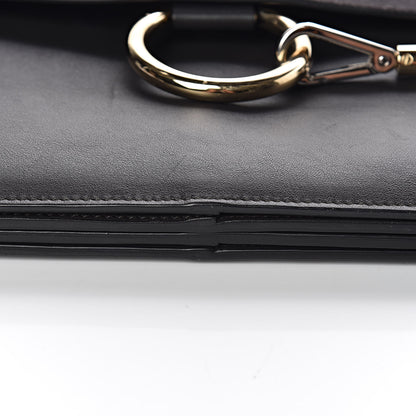 Chloe Suede Calfskin Medium Faye Shoulder Bag Carbon Grey 12 of 12
