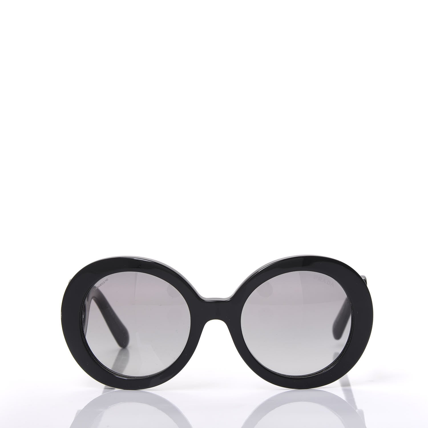 Prada Baroque Sunglasses SPR 27N Black 2 of 7