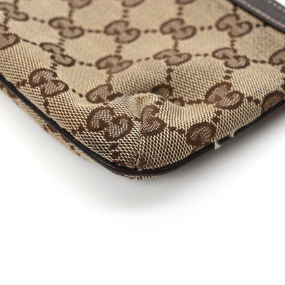 Gucci Monogram Jolicoeur Wristlet Dark Brown 9 of 9