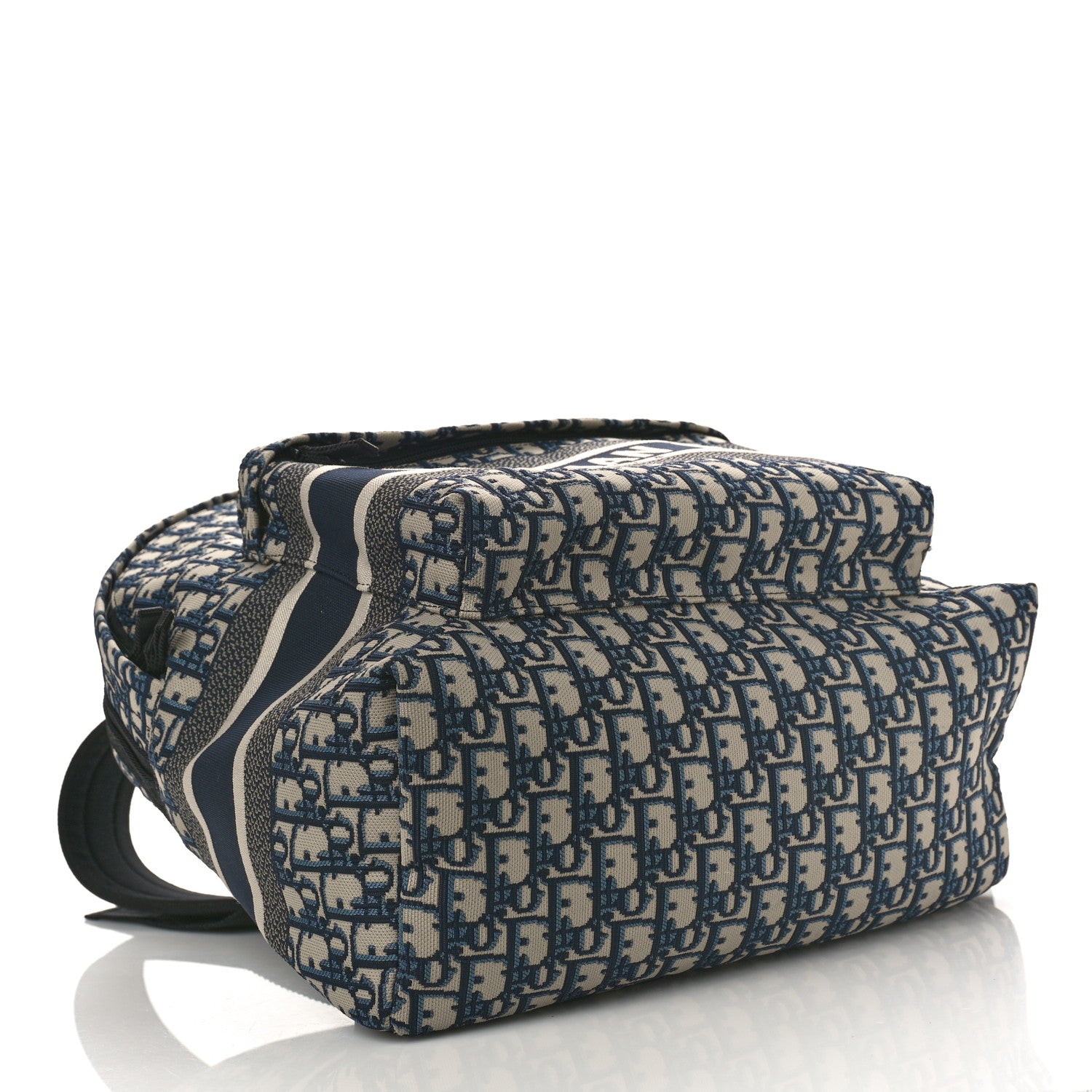 Christian Dior Oblique Diortravel Backpack Blue 4 of 9