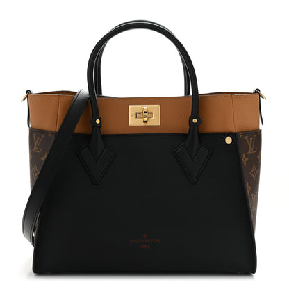 Louis Vuitton Calfskin Monogram On My Side Black 1 of 9
