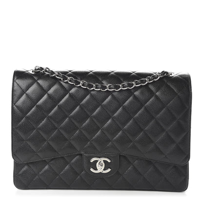 Chanel Caviar Quilted Maxi Double Flap Black 1 of 10