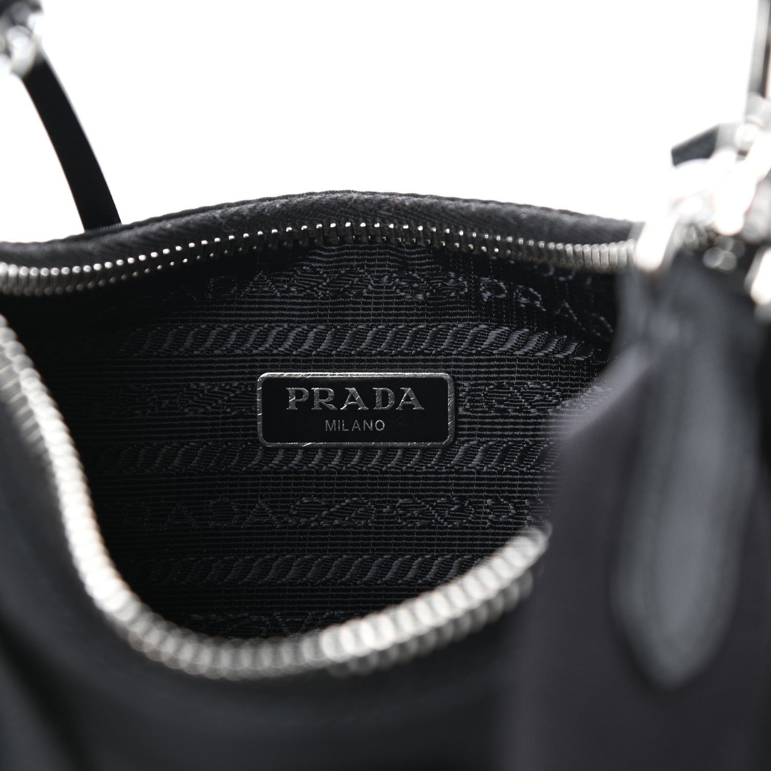 Prada Nylon Re-Edition 2005 Shoulder Bag Black 6 of 8