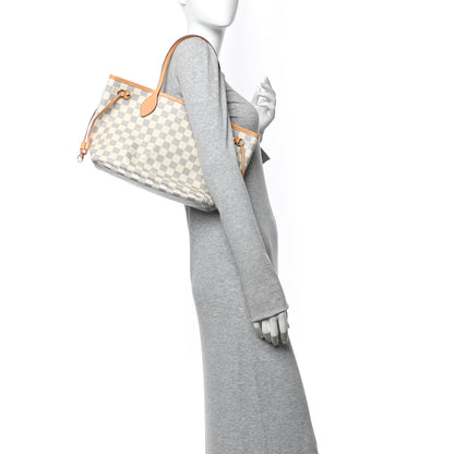 Louis Vuitton Damier Azur Neverfull PM 2 of 9
