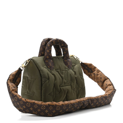 Louis Vuitton Econyl Mini Monogram Pillow Speedy Bandouliere 25 Khaki 3 of 9