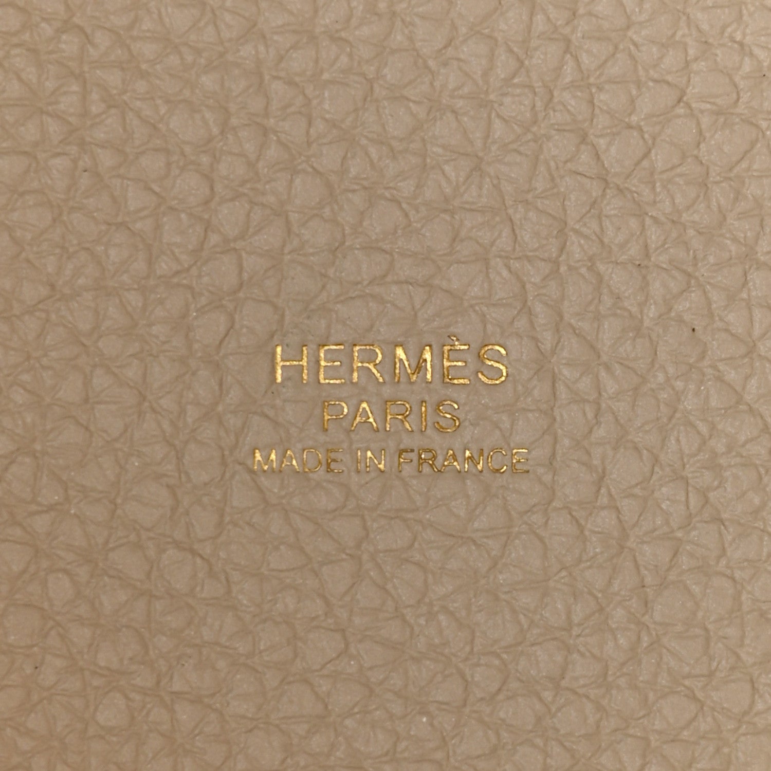 Hermes Taurillon Clemence Picotin Lock 22 MM Beton 6 of 10
