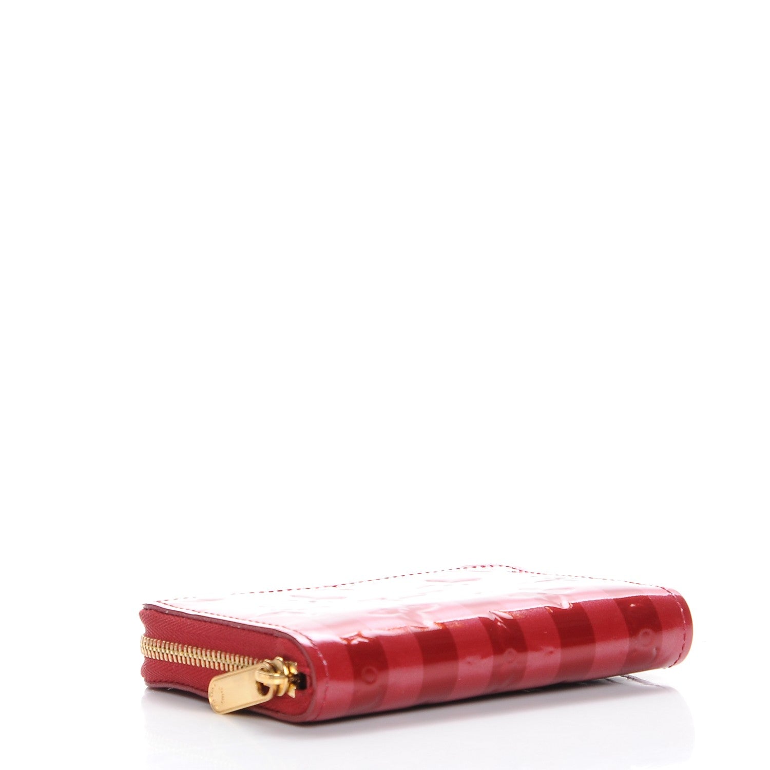 Louis Vuitton Vernis Rayures Zippy Coin Purse Pomme D'Amour 4 of 8