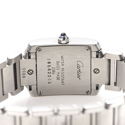 Cartier Stainless Steel 20mm Tank Francaise Quartz Watch 4 of 6