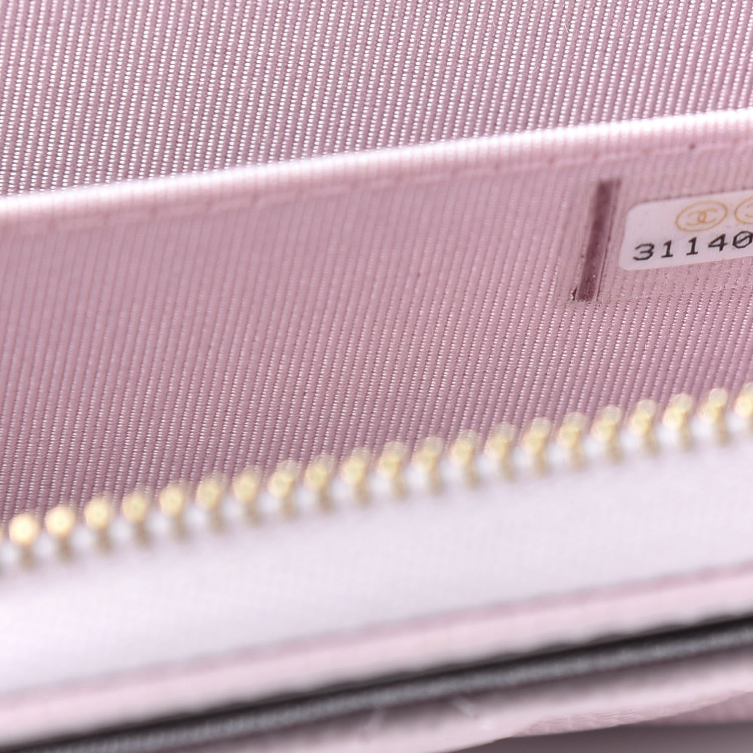 Chanel Caviar Quilted Zip Coin Purse Light Pink 7 of 8
