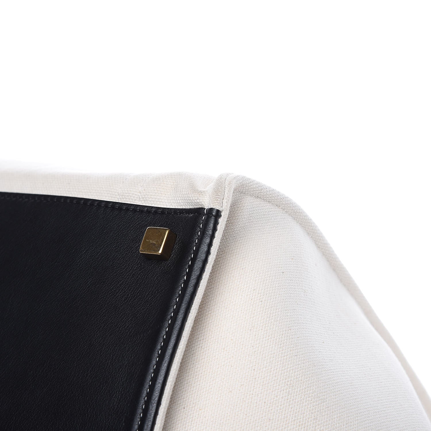 Celine Washed Canvas Medium Phantom Luggage White 9 of 18