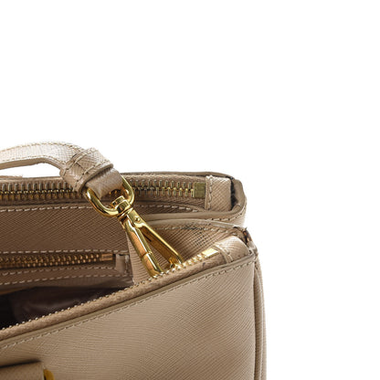 Prada Saffiano Medium Galleria Double Zip Tote Sabbia 14 of 15