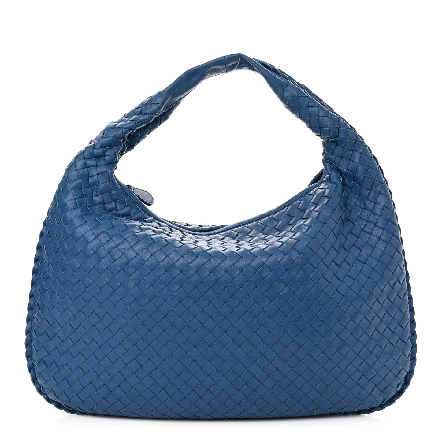 Nappa Intrecciato Medium Veneta Hobo Oceano
