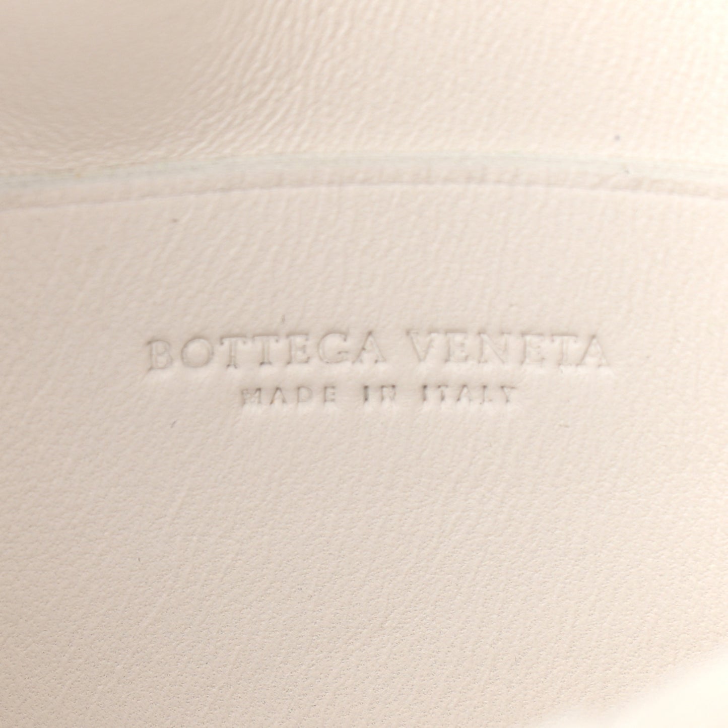 Lambskin Maxi Intrecciato Extra Mini Cassette Crossbody Bag White
