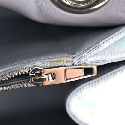 Balenciaga Crushed Washed Denim Quilted Medium Crush Chain Bag Pale Blue 11 of 11