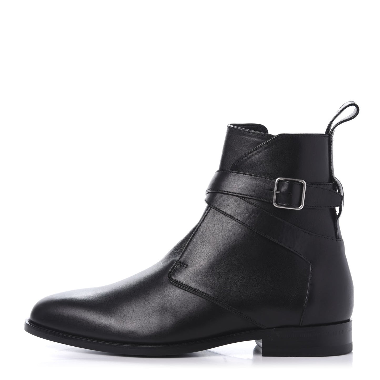 Calfskin Dare 25 Jodhpur Ankle Boots 41 Black
