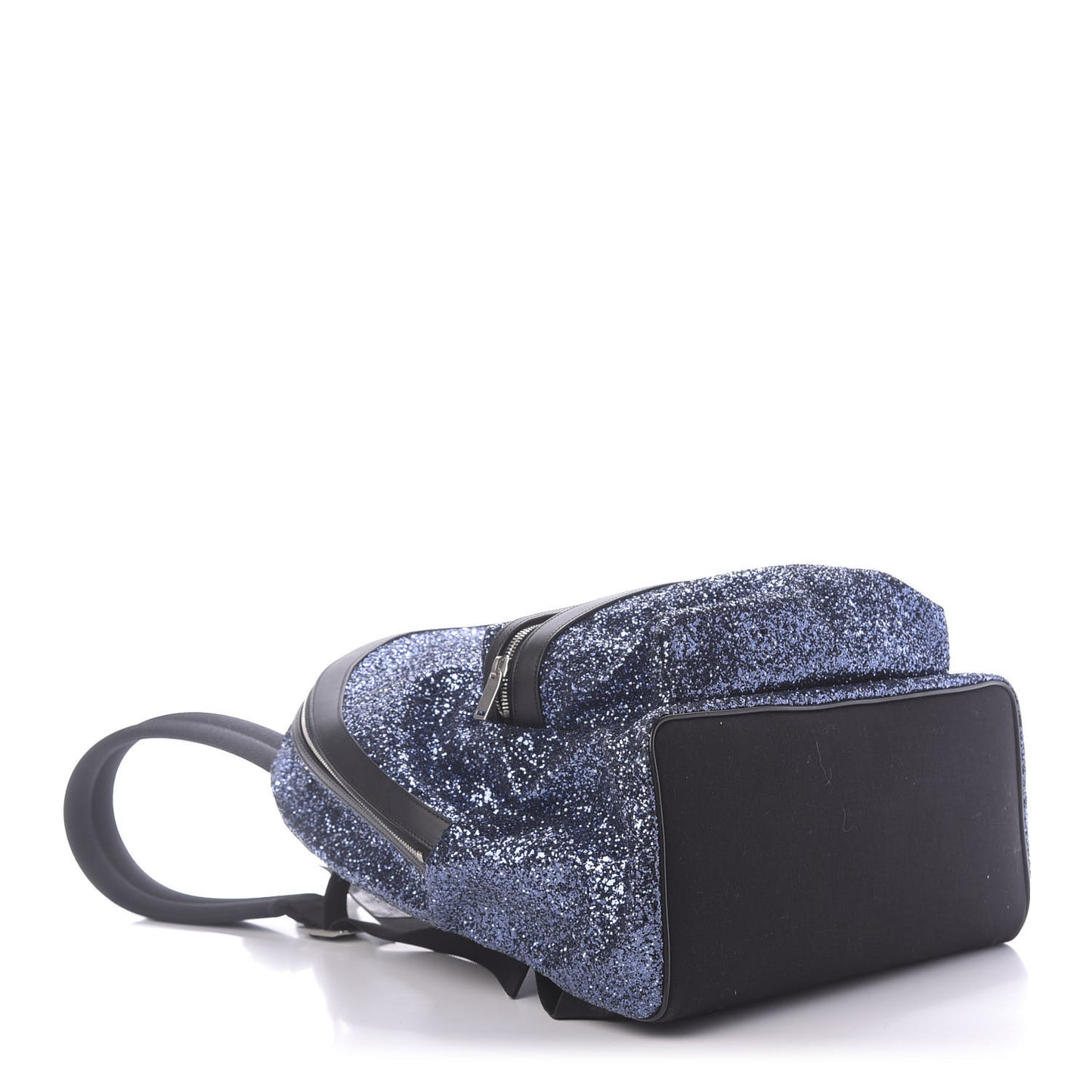 Glitter Canvas City Backpack Blue