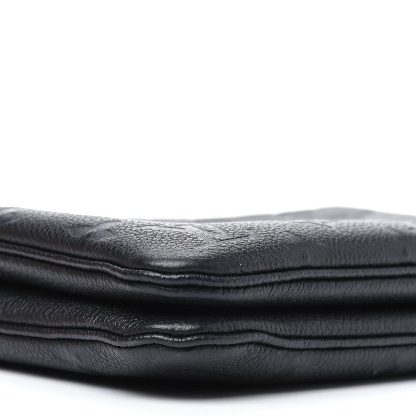 Empreinte Double Zip Pochette Black