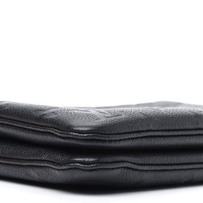 Louis Vuitton Empreinte Double Zip Pochette Black 11 of 17