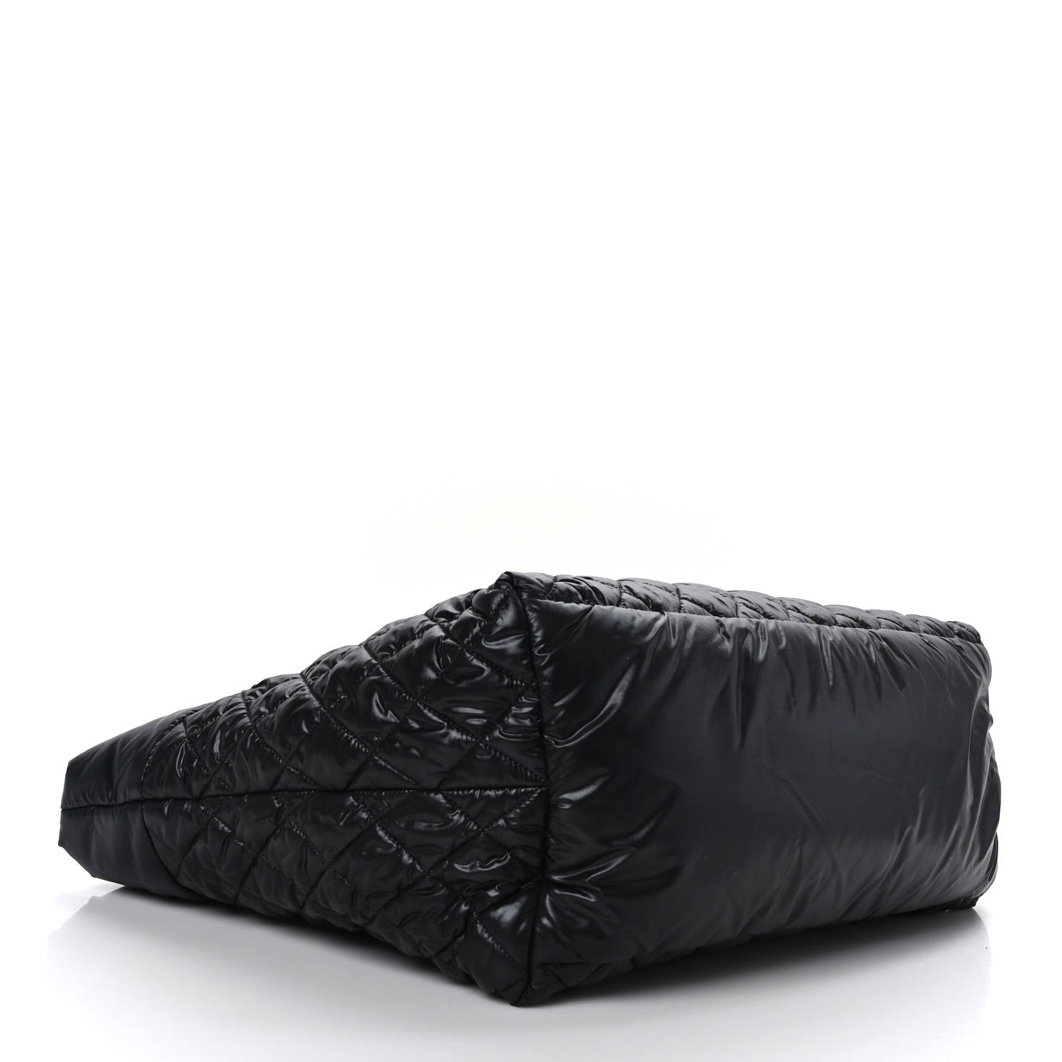 Chanel Nylon Quilted Large Coco Cocoon Tote Black 4 of 9